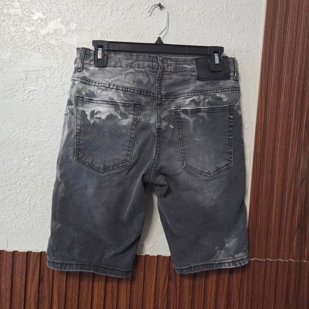 Dkny Men's Black and Grey Shorts